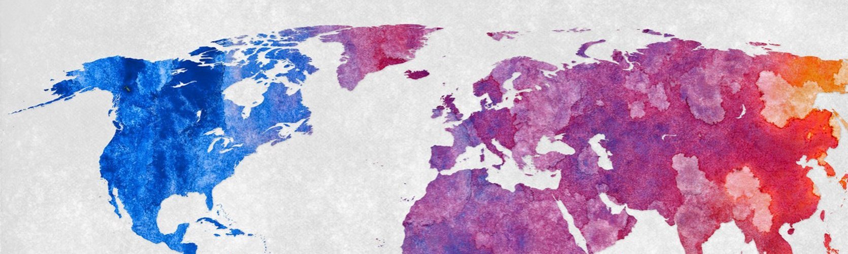 World Map - Abstract Acrylic, Nicolas Raymond, Lara Mukahirn, Creative Commons License - Attribution 3.0